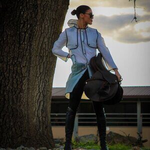 Clear Equestrian Raincoat-Medium
